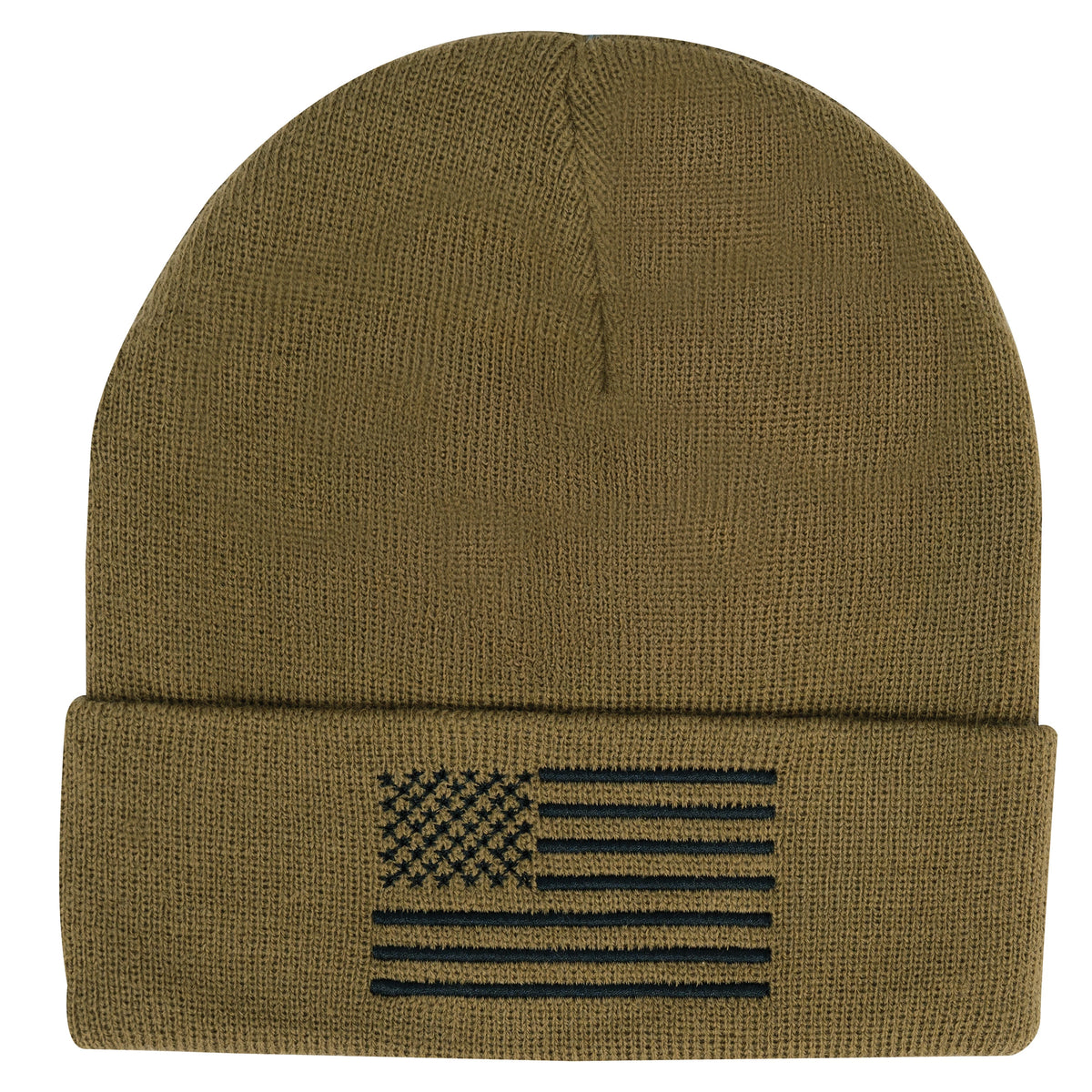 Rothco US Flag Embroidered Fine Knit Watch Cap - Rothco 57866
