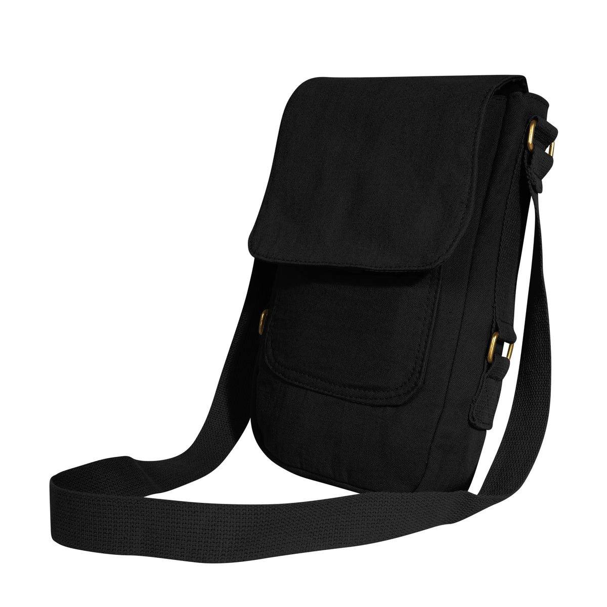 Rothco Vintage Canvas Tech Bag - Rothco 5795-BK