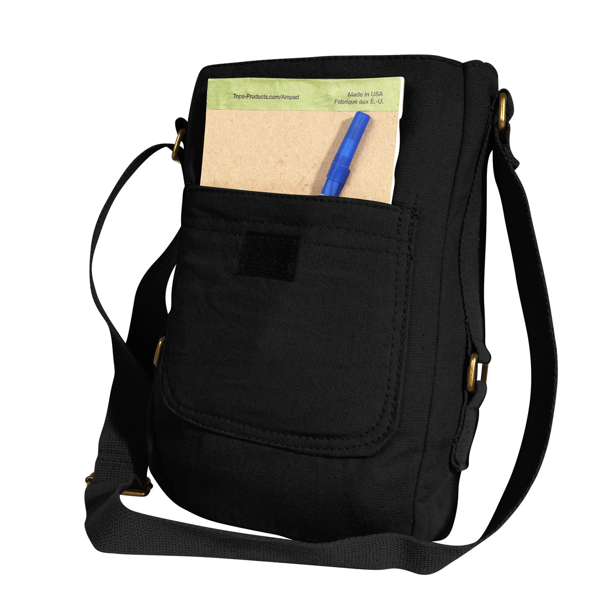 Rothco Vintage Canvas Tech Bag - Rothco 5795-BK
