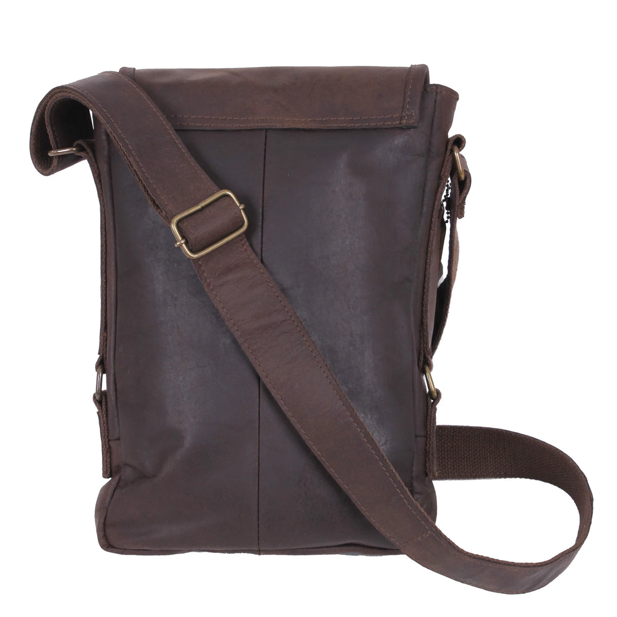 Rothco Brown Leather Military Tech Bag - Rothco 57950