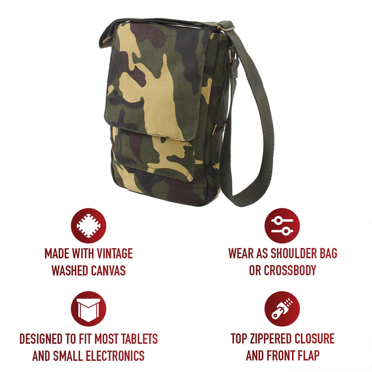 Rothco Vintage Canvas Tech Bag - Rothco 5798
