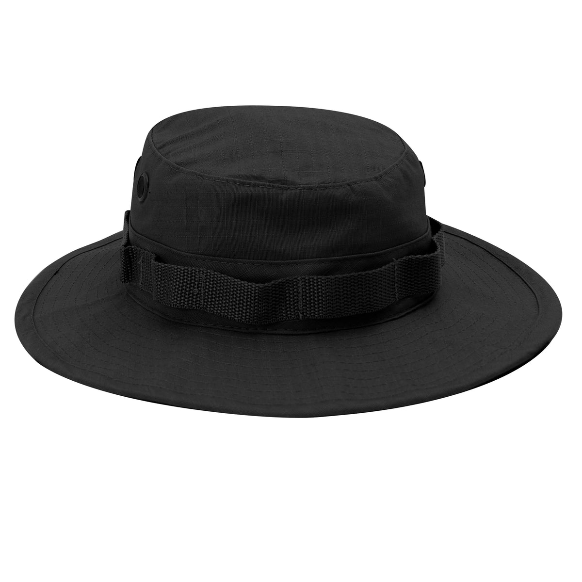 Rothco 100% Cotton Rip-Stop Boonie Hat - Rothco 5819-BK-H7-3-4