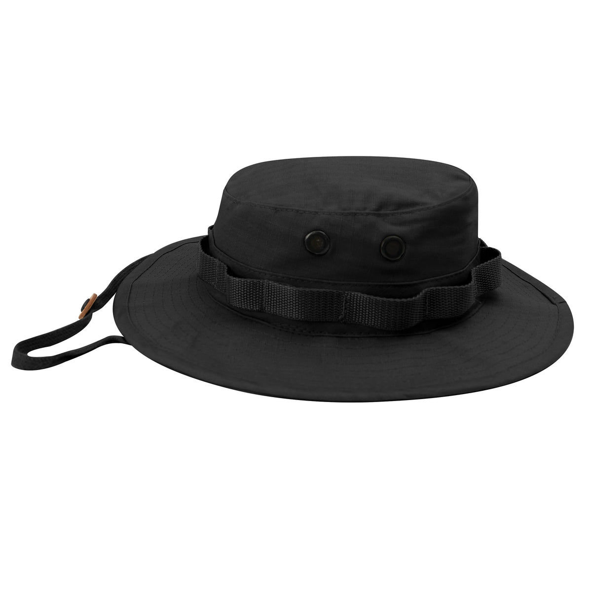 Rothco 100% Cotton Rip-Stop Boonie Hat - Rothco 5819-BK-H7-3-4