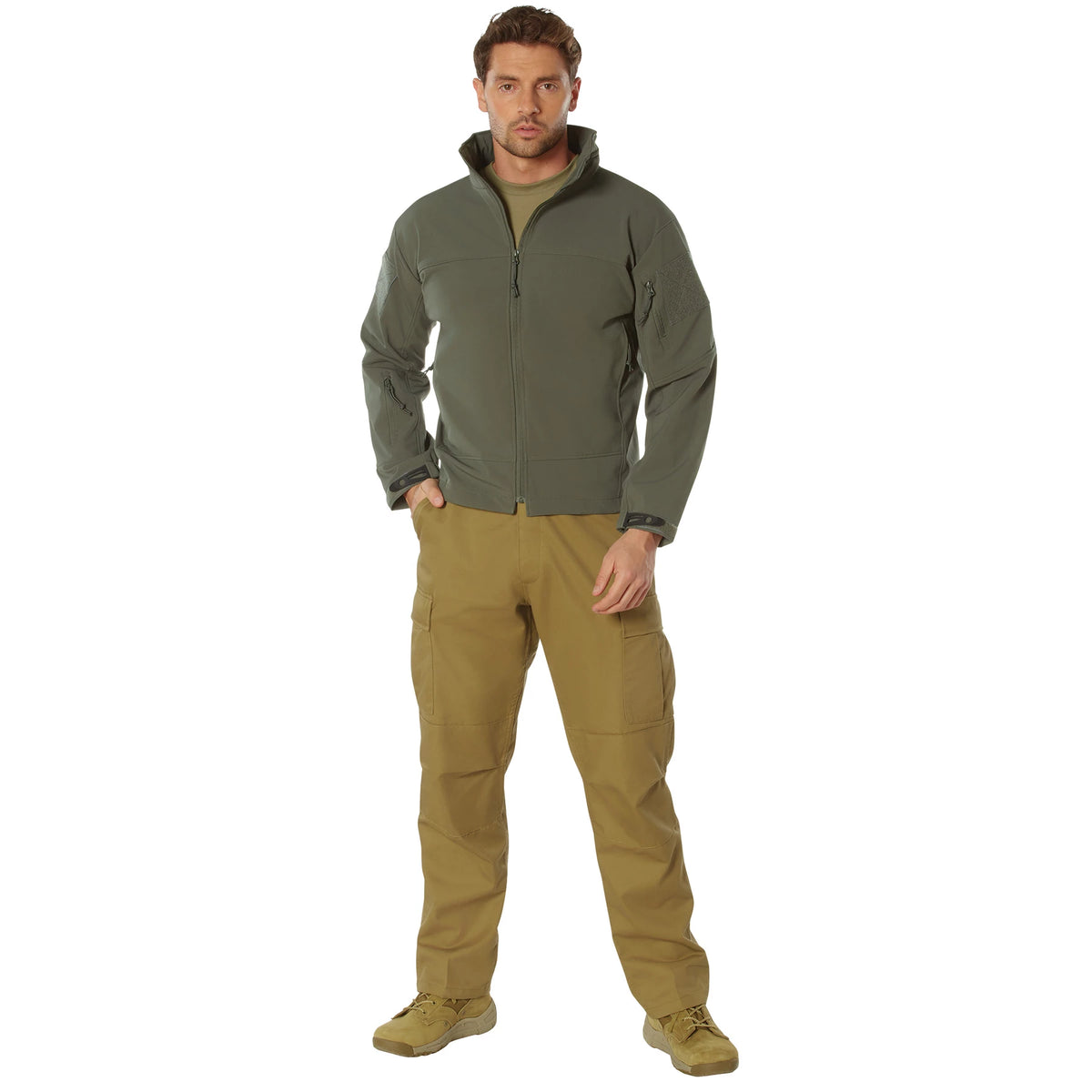 Rothco Covert Ops Lightweight Soft Shell Jacket - Rothco 5872-OD-S