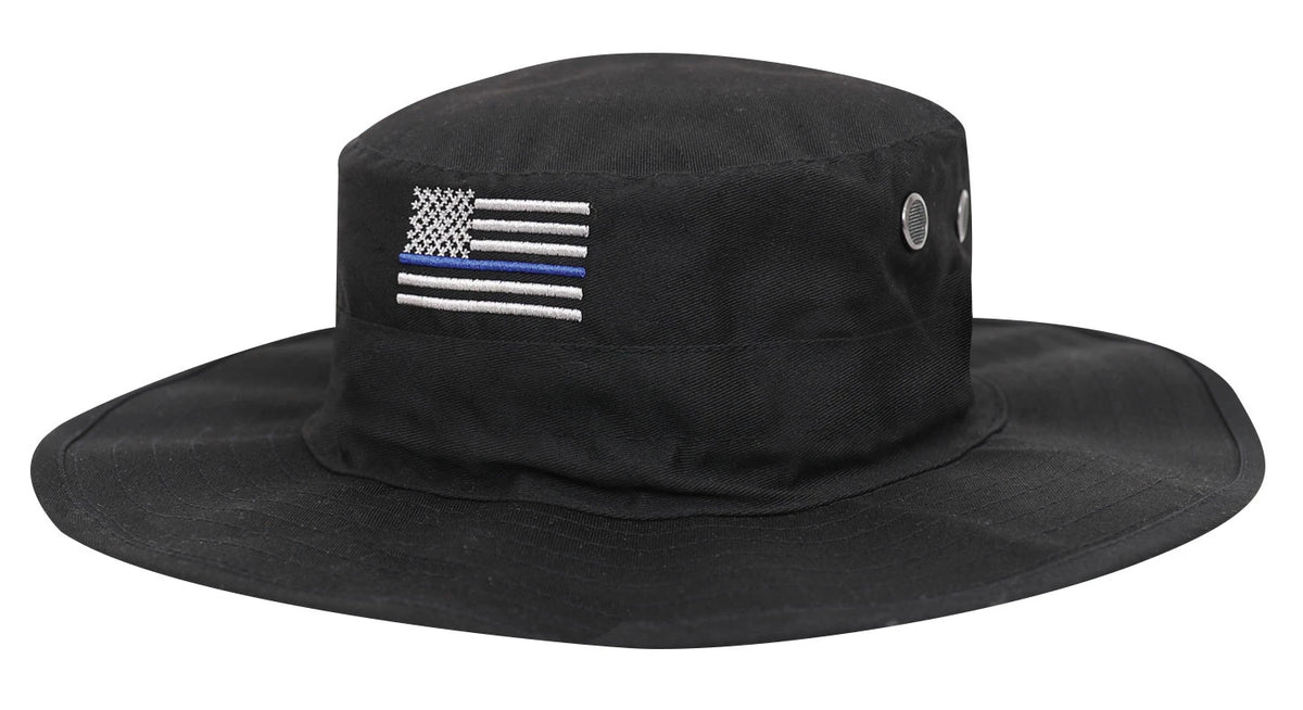 Rothco Thin Blue Line Adjustable Boonie Hat - Rothco 5917