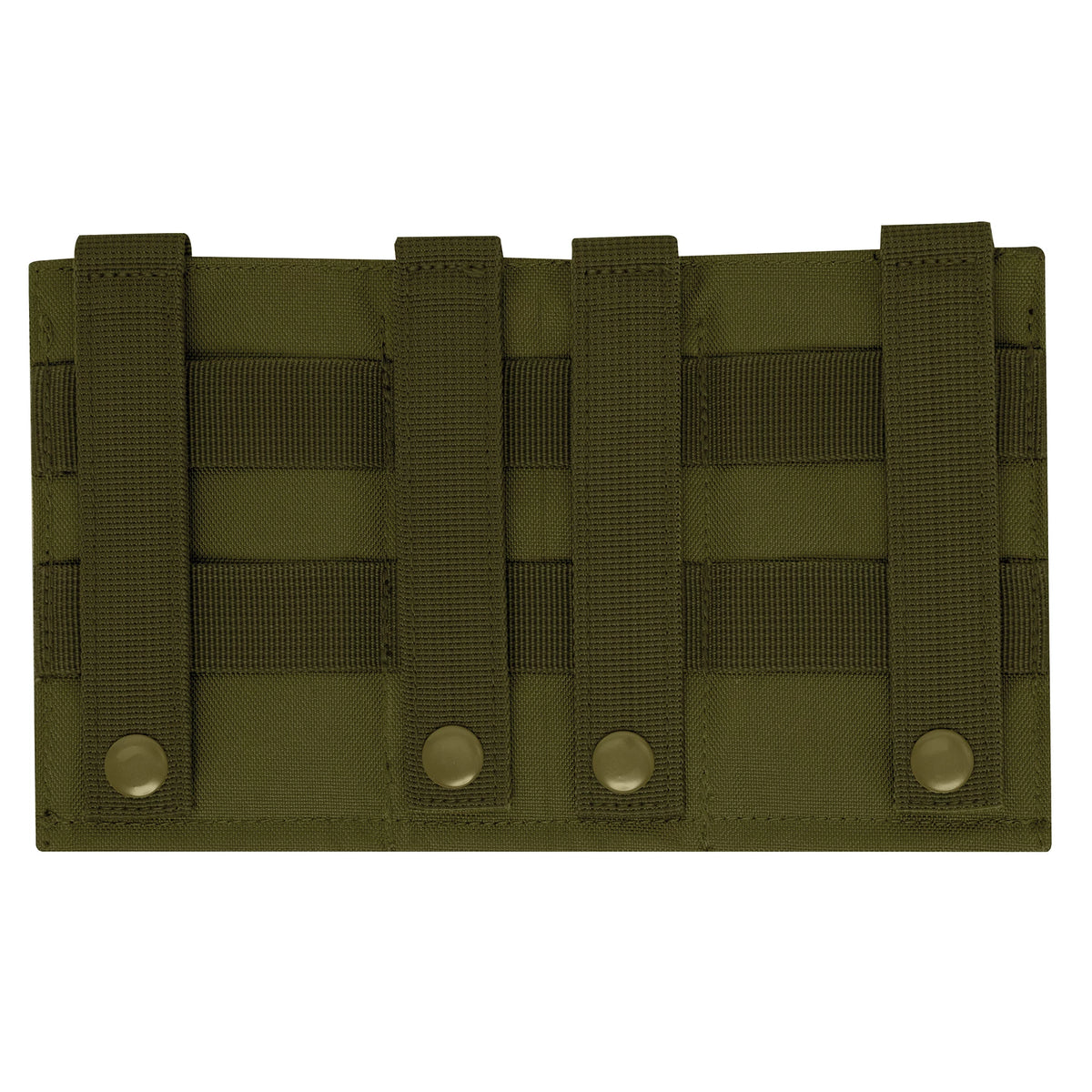 Rothco Lightweight 3 Mag Elastic Retention Pouch - Rothco 5956-OLIVE DRAB