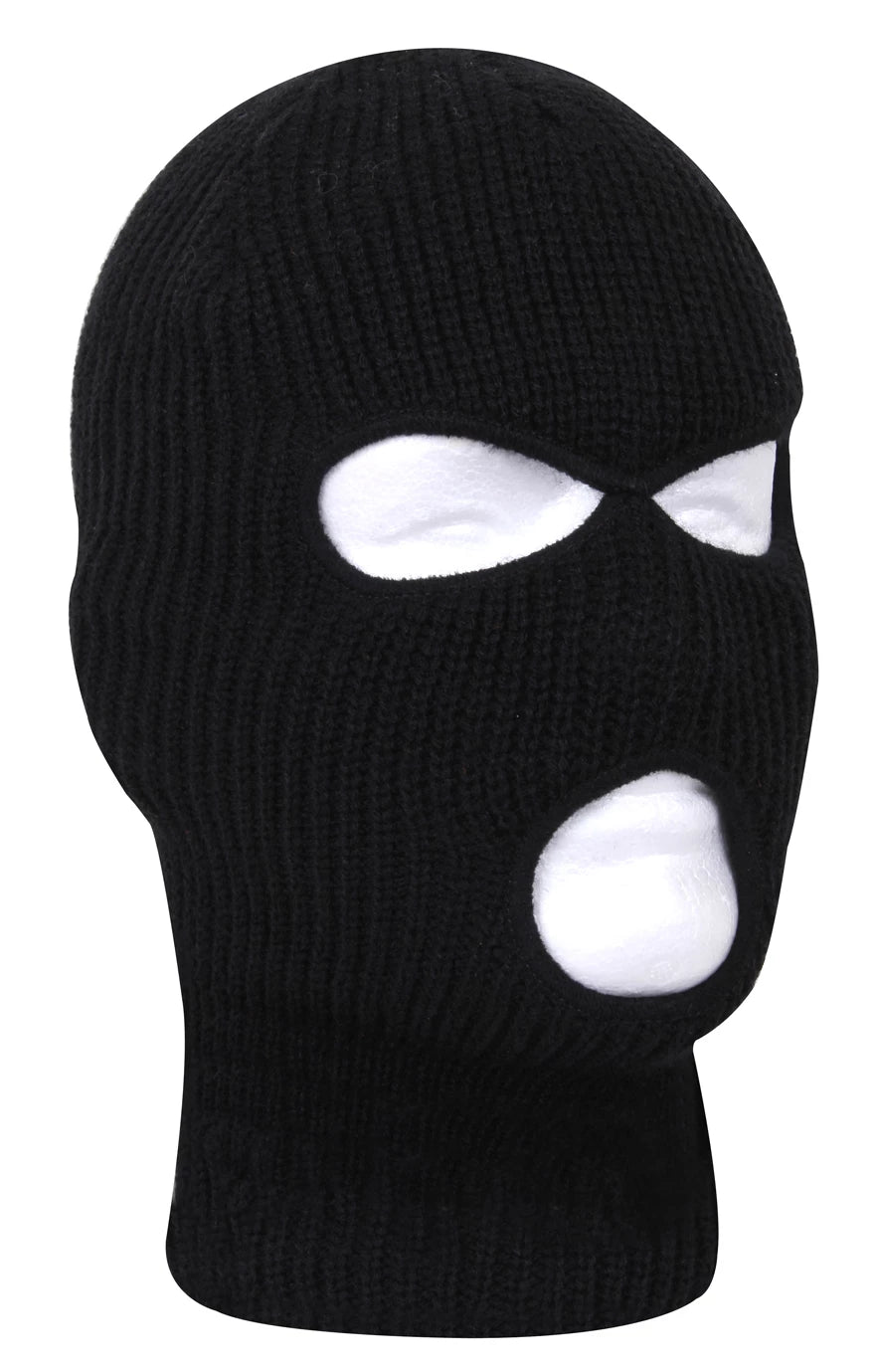 Rothco Fine Knit Three Hole Facemask - Rothco 5989