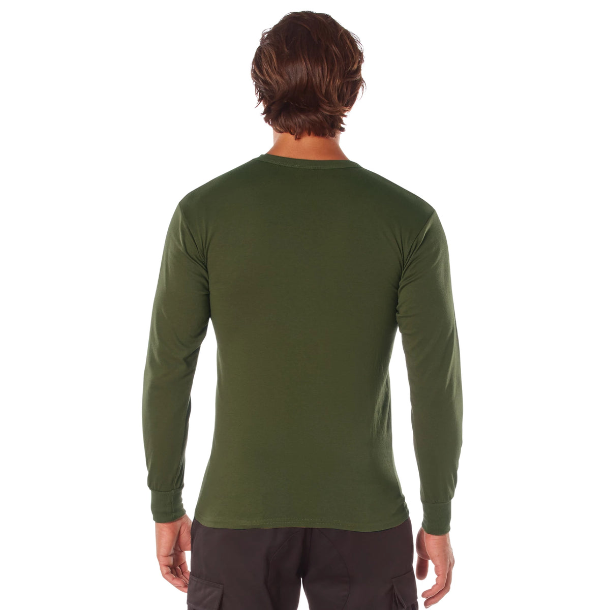 Rothco Long Sleeve Solid T-Shirt - Rothco 60118-OD-S