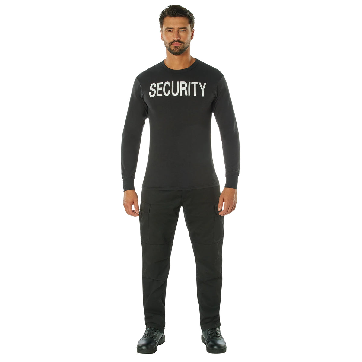 Rothco 2-Sided Security Long Sleeve T-Shirt - Rothco 60222-S
