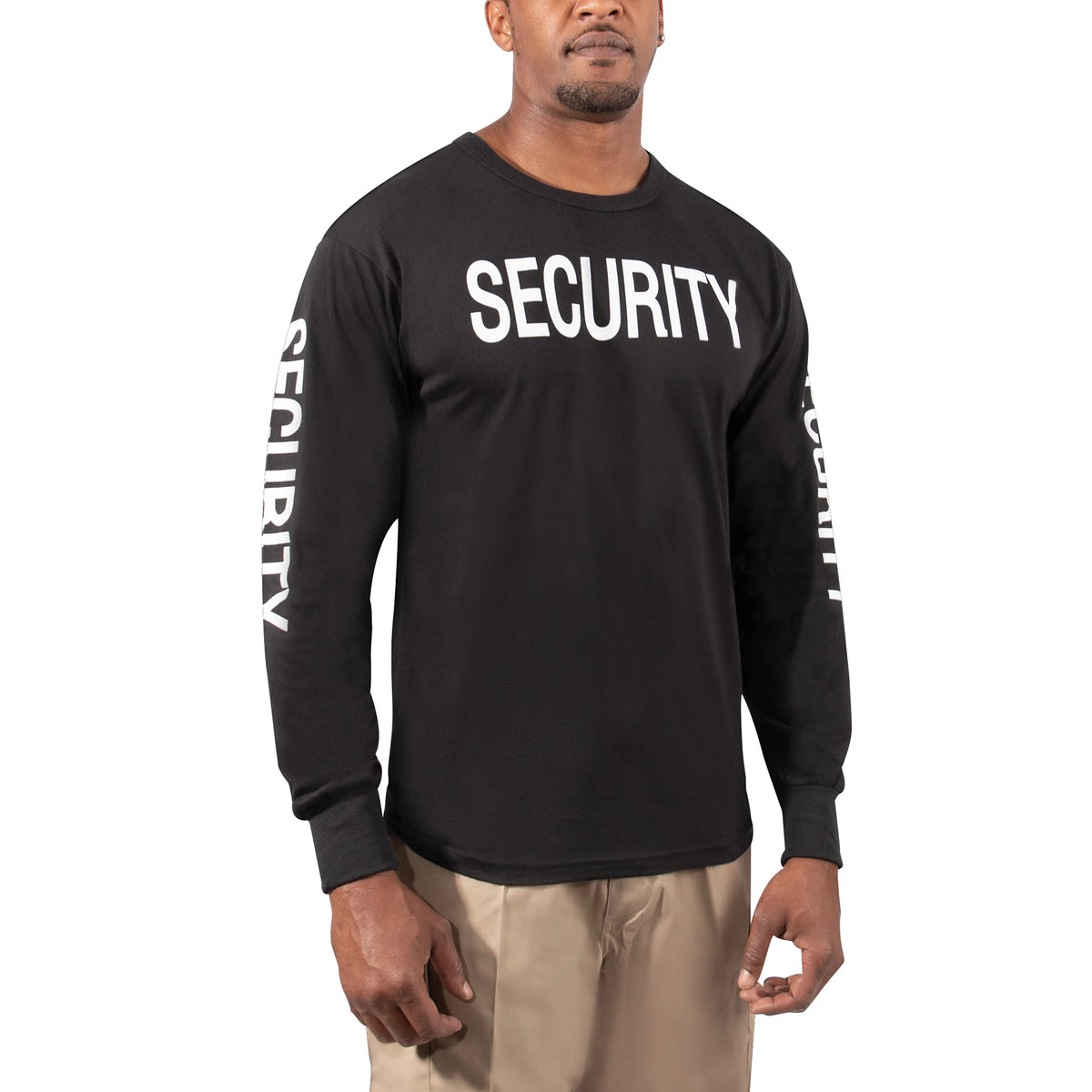 Rothco Long Sleeve Two-Sided Security T-Shirt - Rothco 60230-XLRG