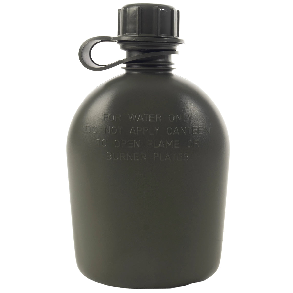 Genuine G.I. 3 Piece 1 Quart Plastic Canteen - Rothco 605