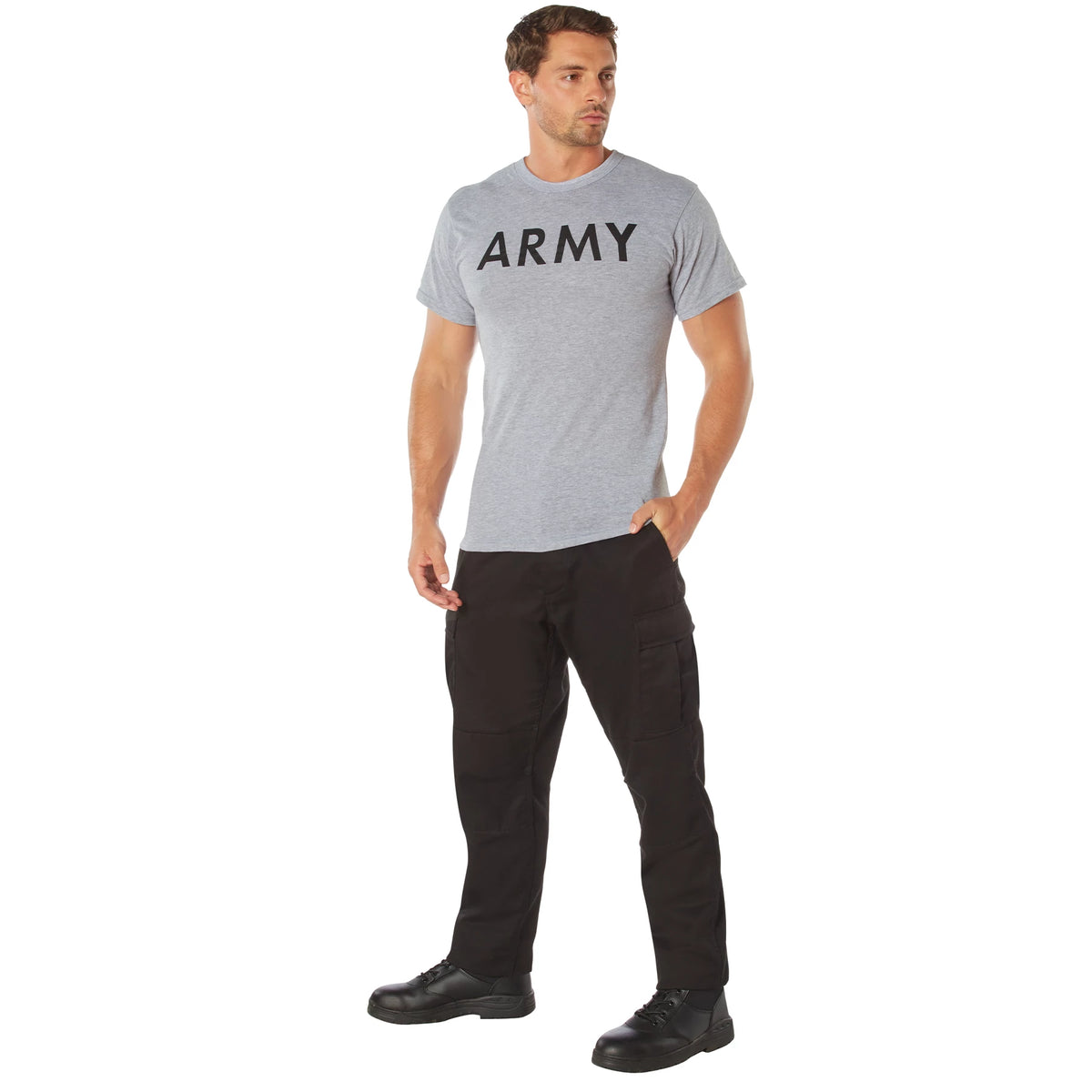 Rothco Grey Army Physical Training T-Shirt - Rothco 6080-S