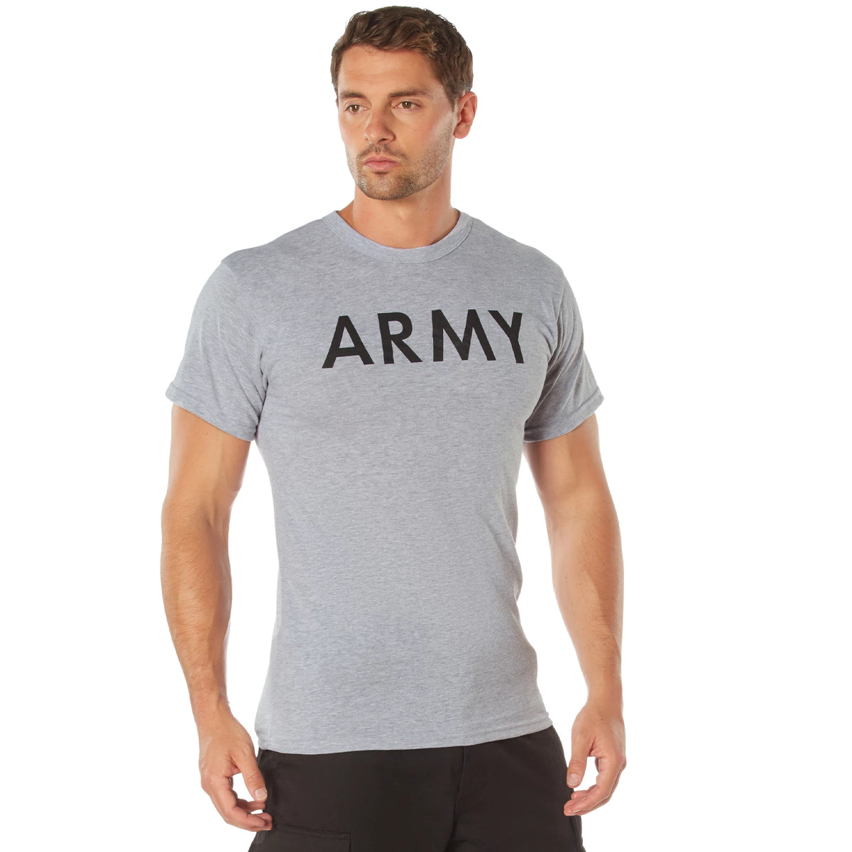 Rothco Grey Army Physical Training T-Shirt - Rothco 6080-S