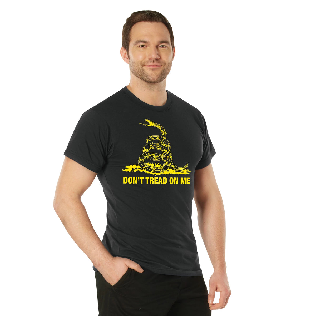 Rothco Don't Tread On Me T-Shirt - Rothco 61060-BK-S