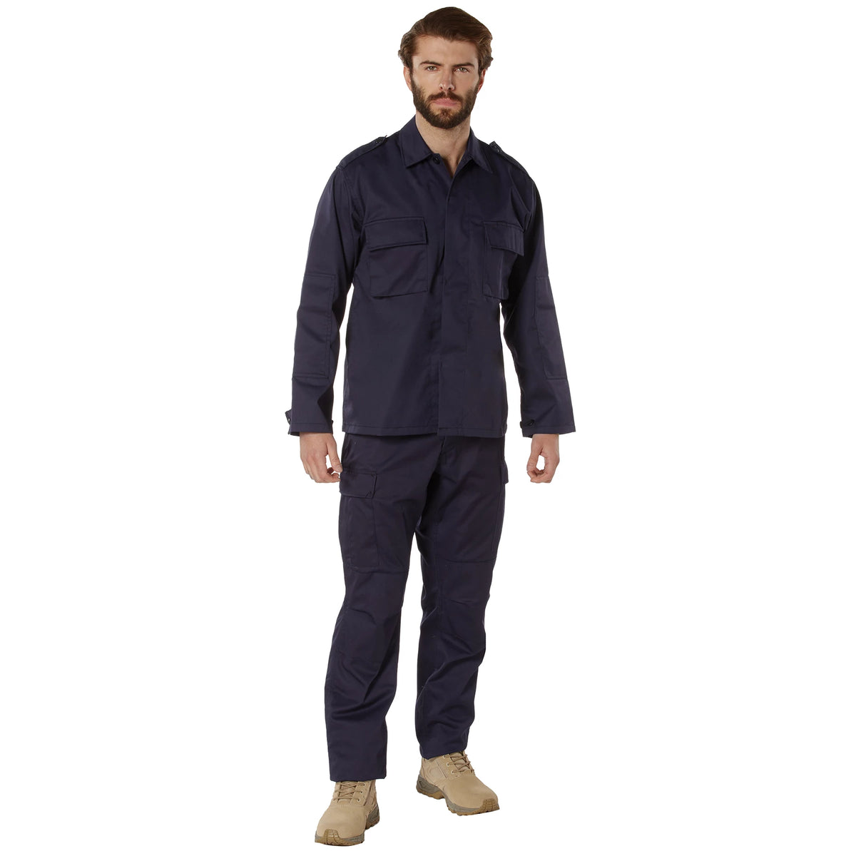 Rothco Tactical 2 Pocket BDU (Battle Dress Uniform) Shirt - Rothco 6110-NB-S