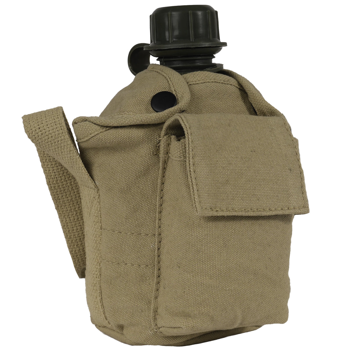 Rothco Vintage Canvas Carry-All Canteen Cover With Shoulder Strap - Rothco 614-KH