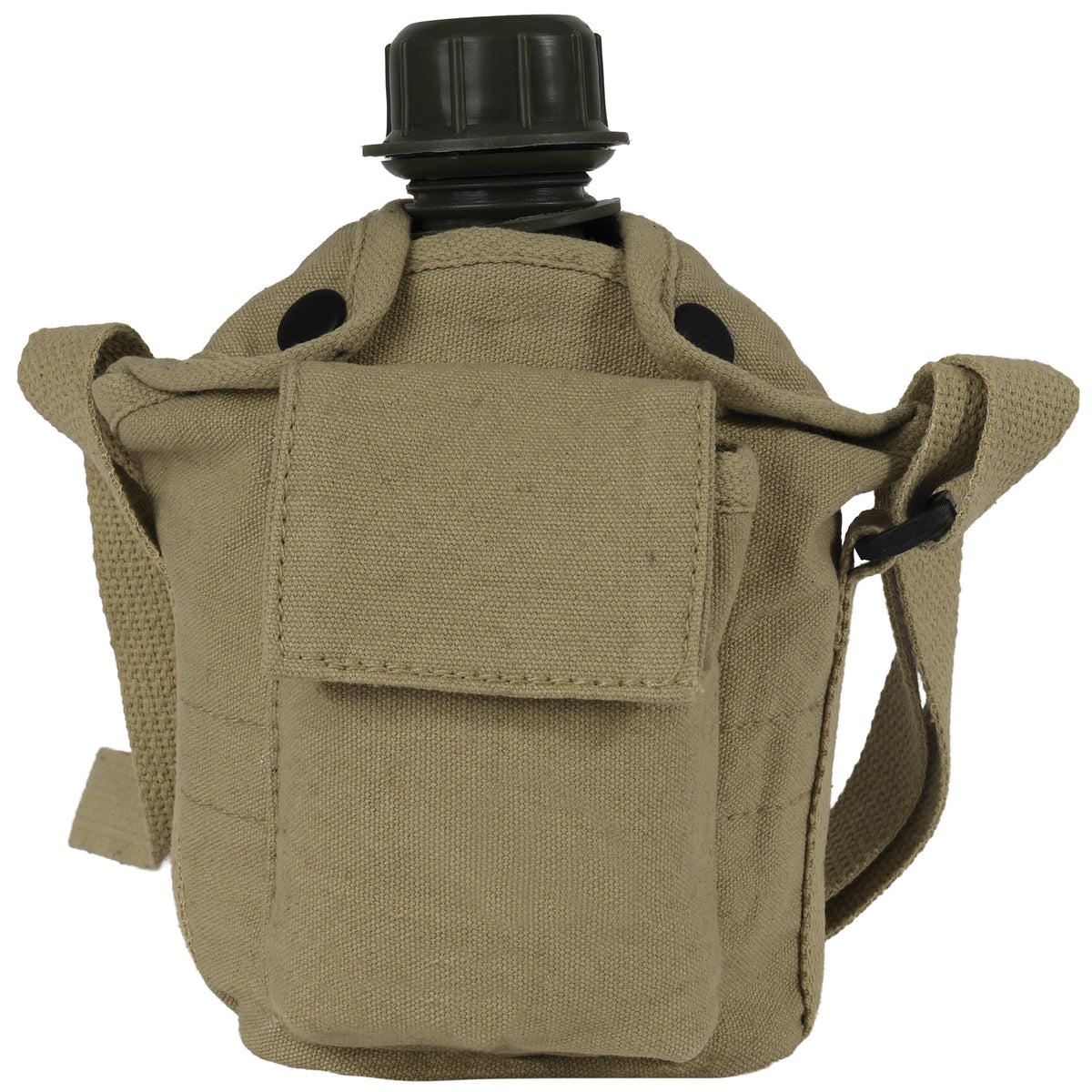 Rothco Vintage Canvas Carry-All Canteen Cover With Shoulder Strap - Rothco 614-KH