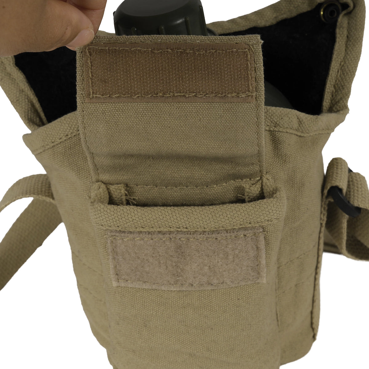 Rothco Vintage Canvas Carry-All Canteen Cover With Shoulder Strap - Rothco 614-KH