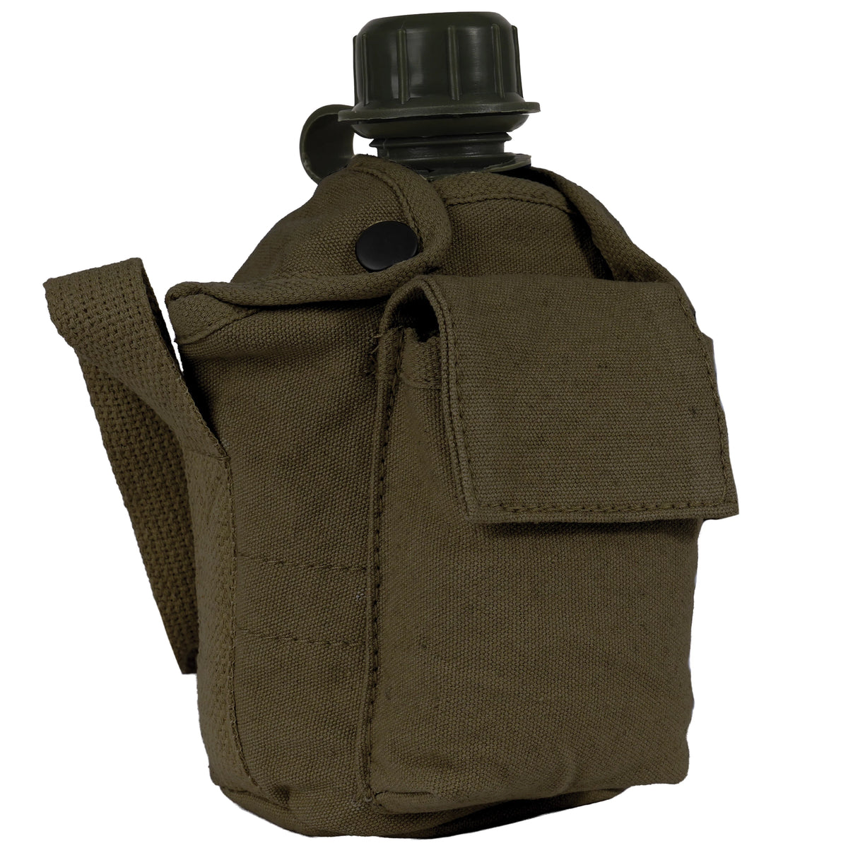 Rothco Vintage Canvas Carry-All Canteen Cover With Shoulder Strap - Rothco 614-OD