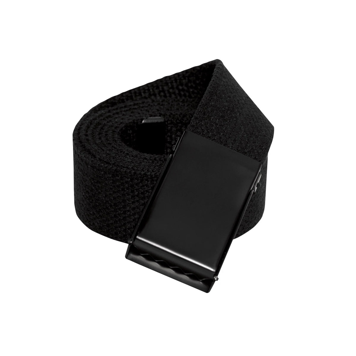 Rothco Web Belts With Flip Buckle - Black - Rothco 6170-BKBK