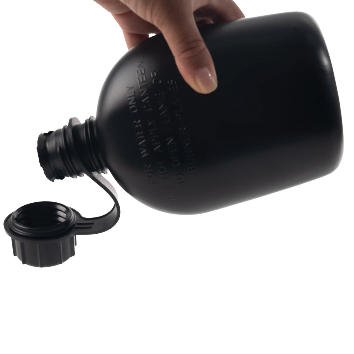 Genuine G.I. 3 Piece 1 Quart Plastic Canteen - Rothco 626