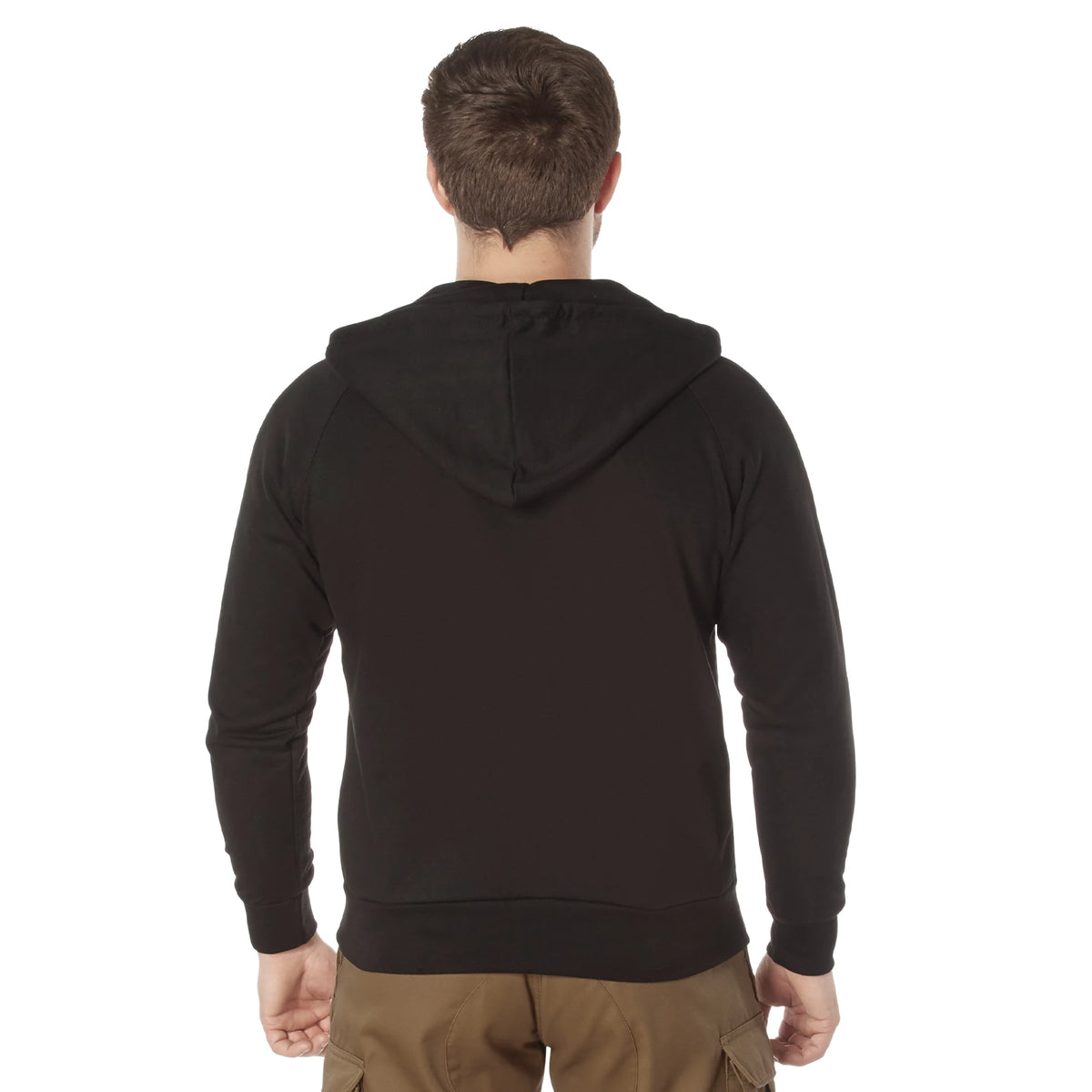 Rothco Thermal Lined Full-Zip Hoodie - Rothco 6260-BK-M