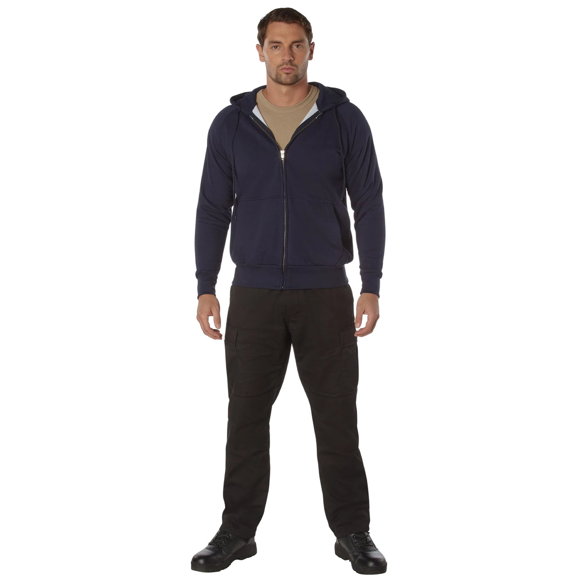 Rothco Thermal Lined Full-Zip Hoodie - Rothco 6261-NB-2XL