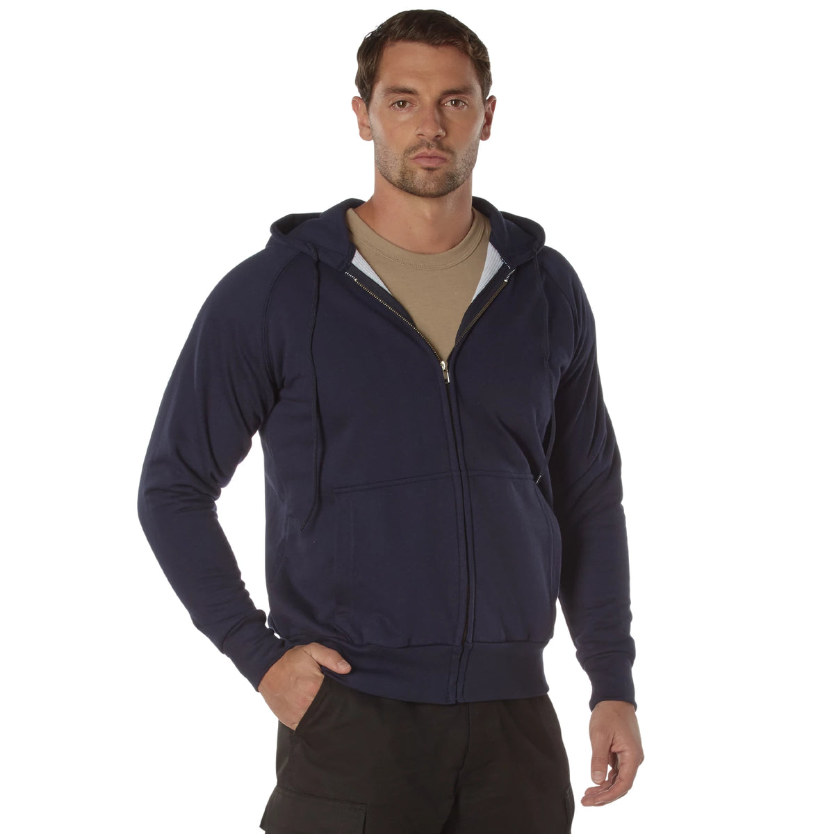 Rothco Thermal Lined Full-Zip Hoodie - Rothco 6260-NB-XL