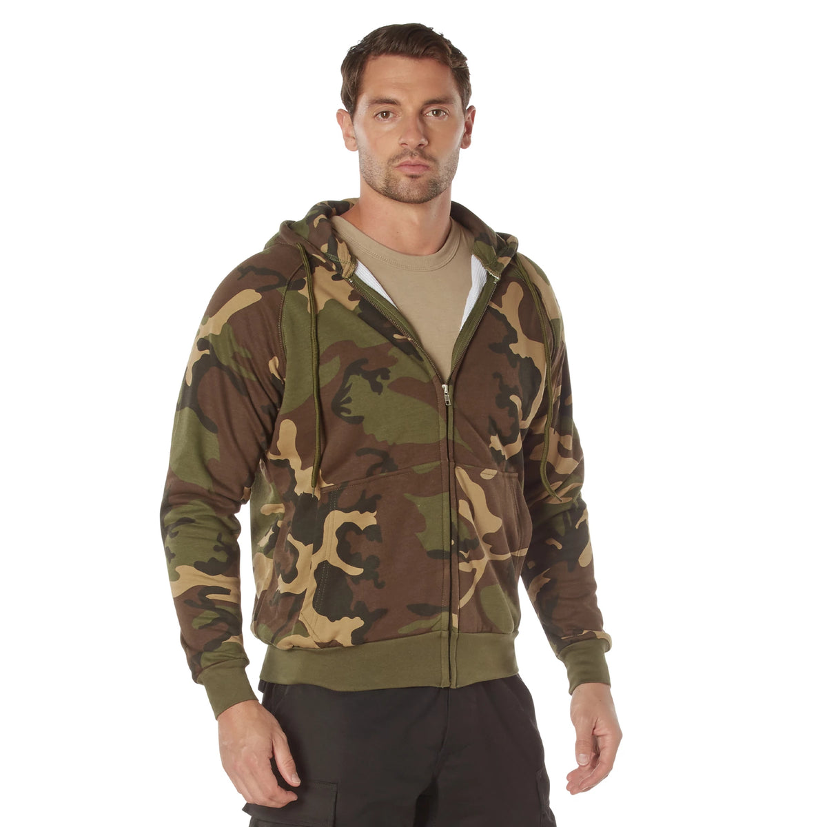 Rothco Thermal Lined Full-Zip Hoodie - Rothco 6264-WC-3XL