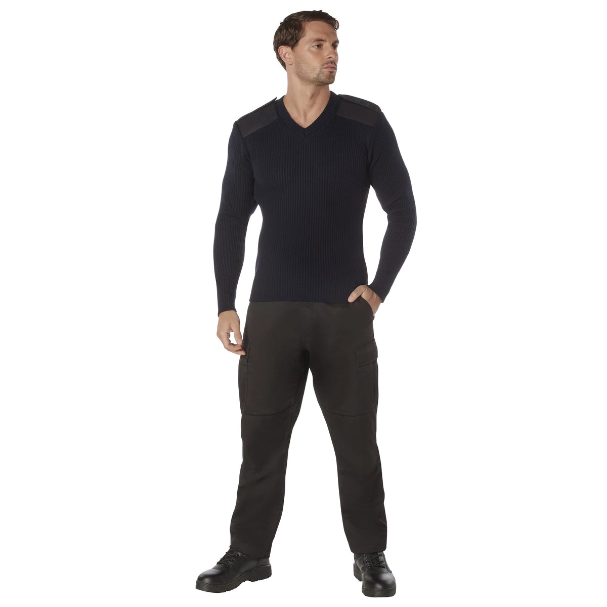 Rothco G.I. Style Acrylic V-Neck Sweater - Rothco 6345-NB-S