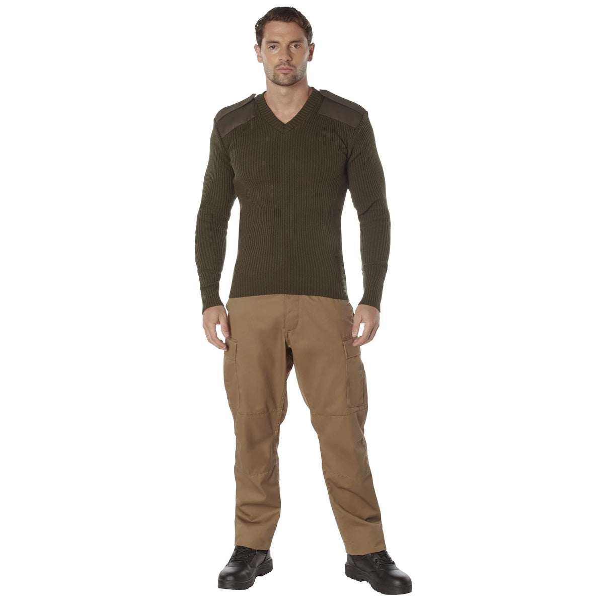 Rothco G.I. Style Acrylic V-Neck Sweater - Rothco 6345-OD-S