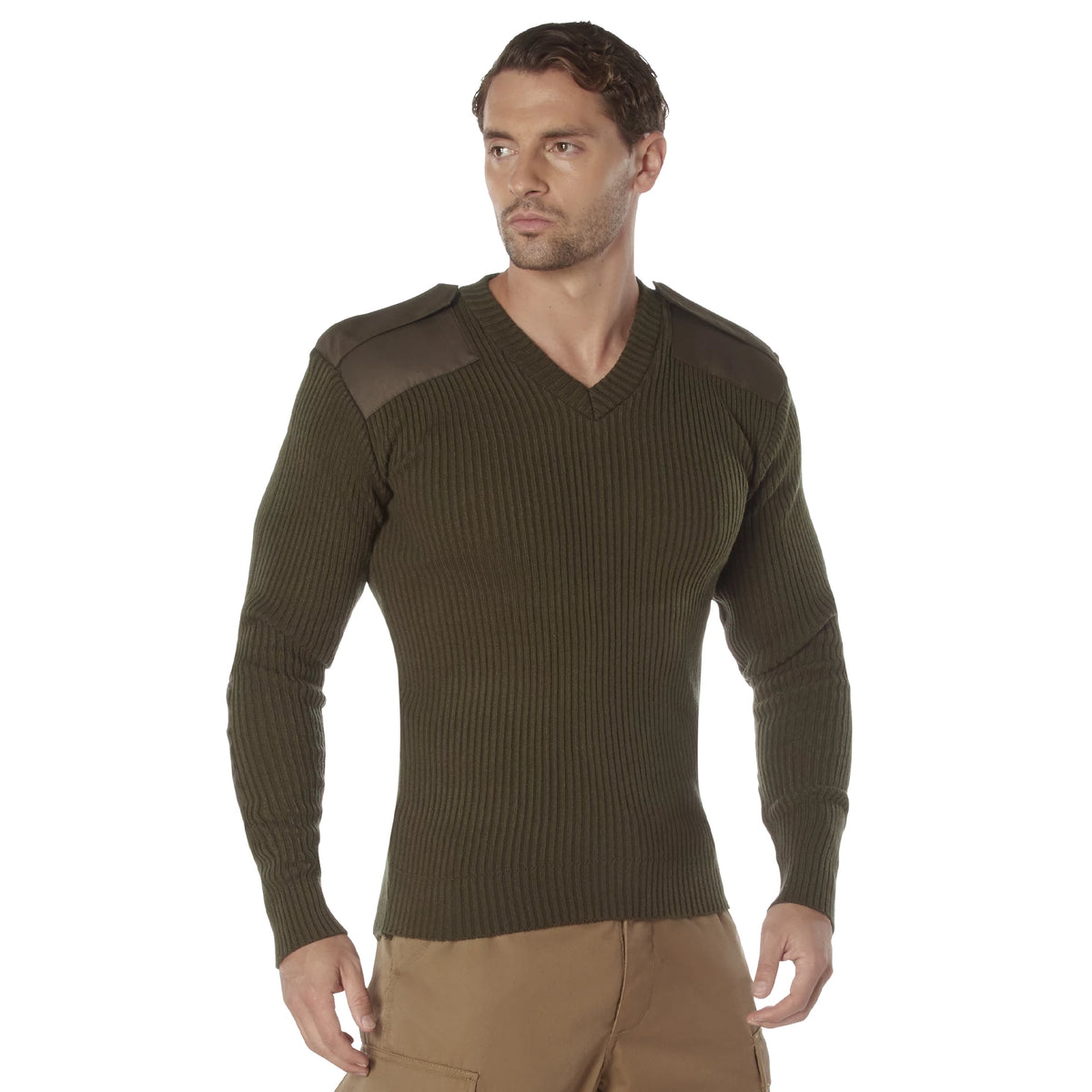 Rothco G.I. Style Acrylic V-Neck Sweater - Rothco 6345-OD-M