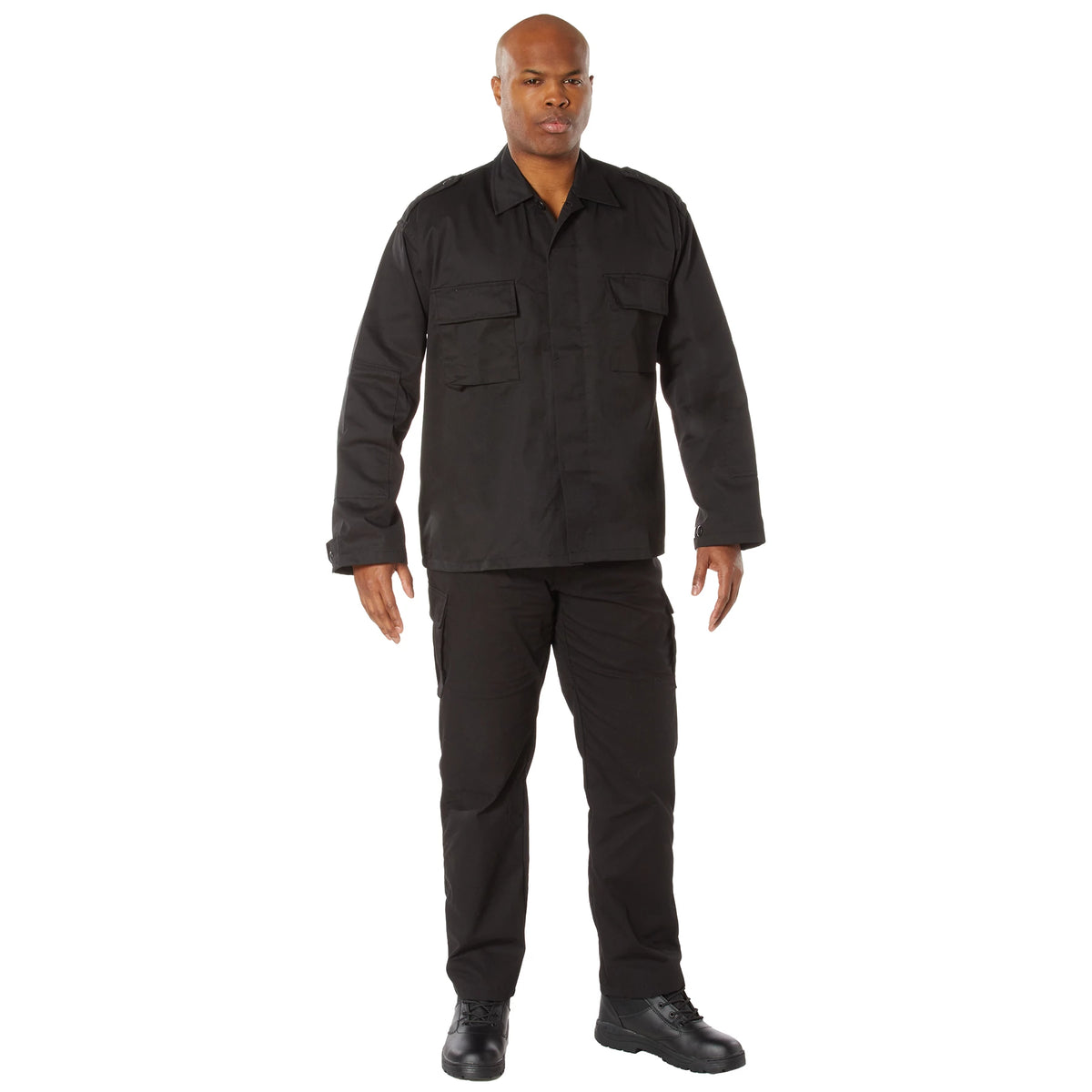 Rothco Tactical 2 Pocket BDU (Battle Dress Uniform) Shirt - Rothco 6350-BK-S
