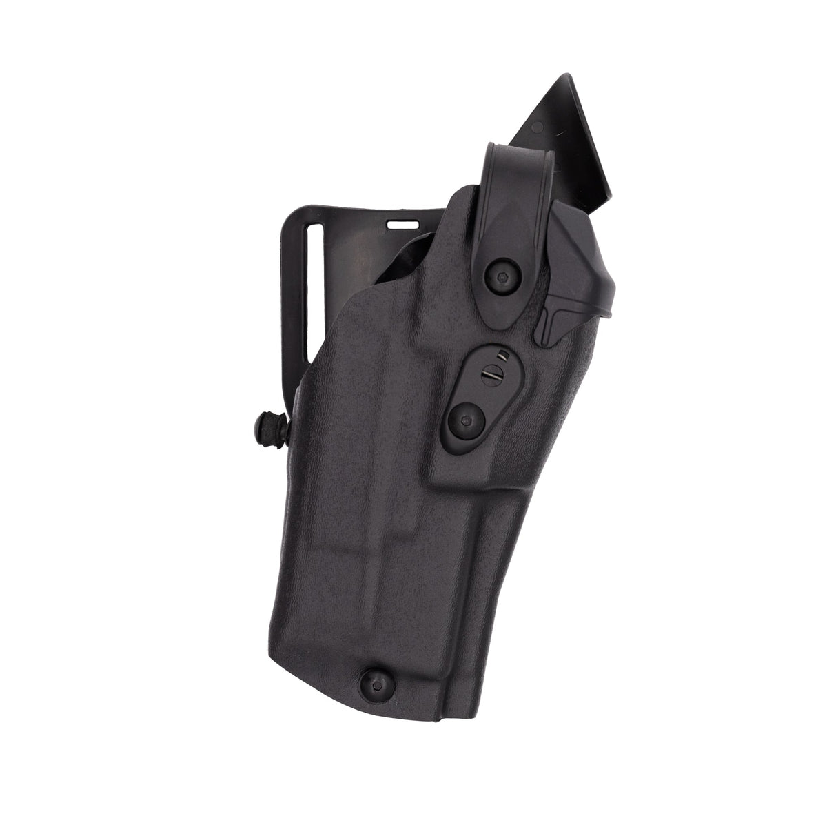 Safariland Model 6360RDS ALS/SLS Mid-Ride, Level III Retention Duty Holster for Glock 17 w/ Light/Laser