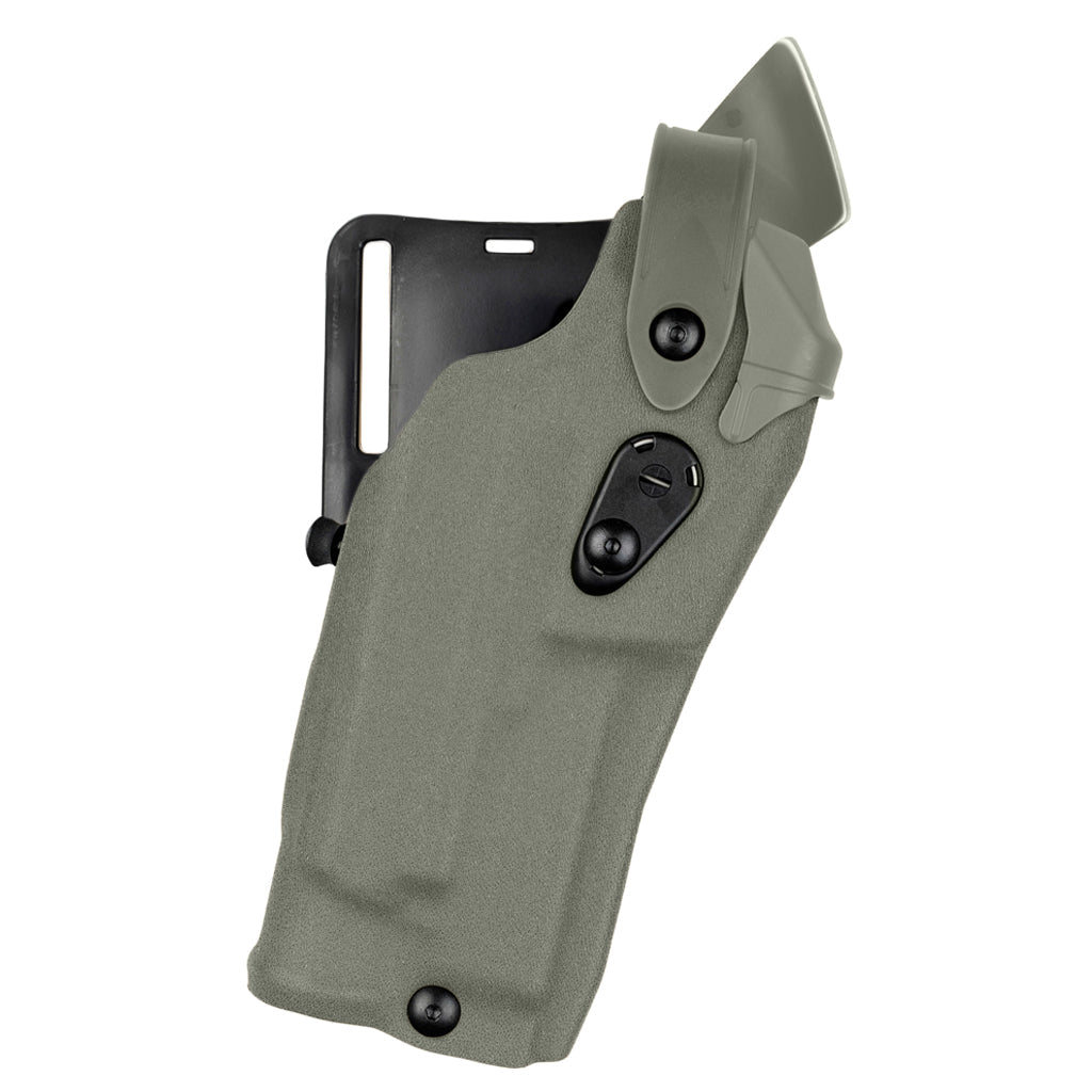 Safariland Model 6360RDS ALS/SLS Mid-Ride, Level III Retention Duty Holster for Glock 19 MOS w/ Light