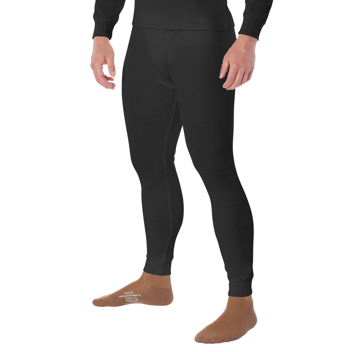 Rothco Thermal Knit Underwear Bottoms - Rothco 63642-BK-S