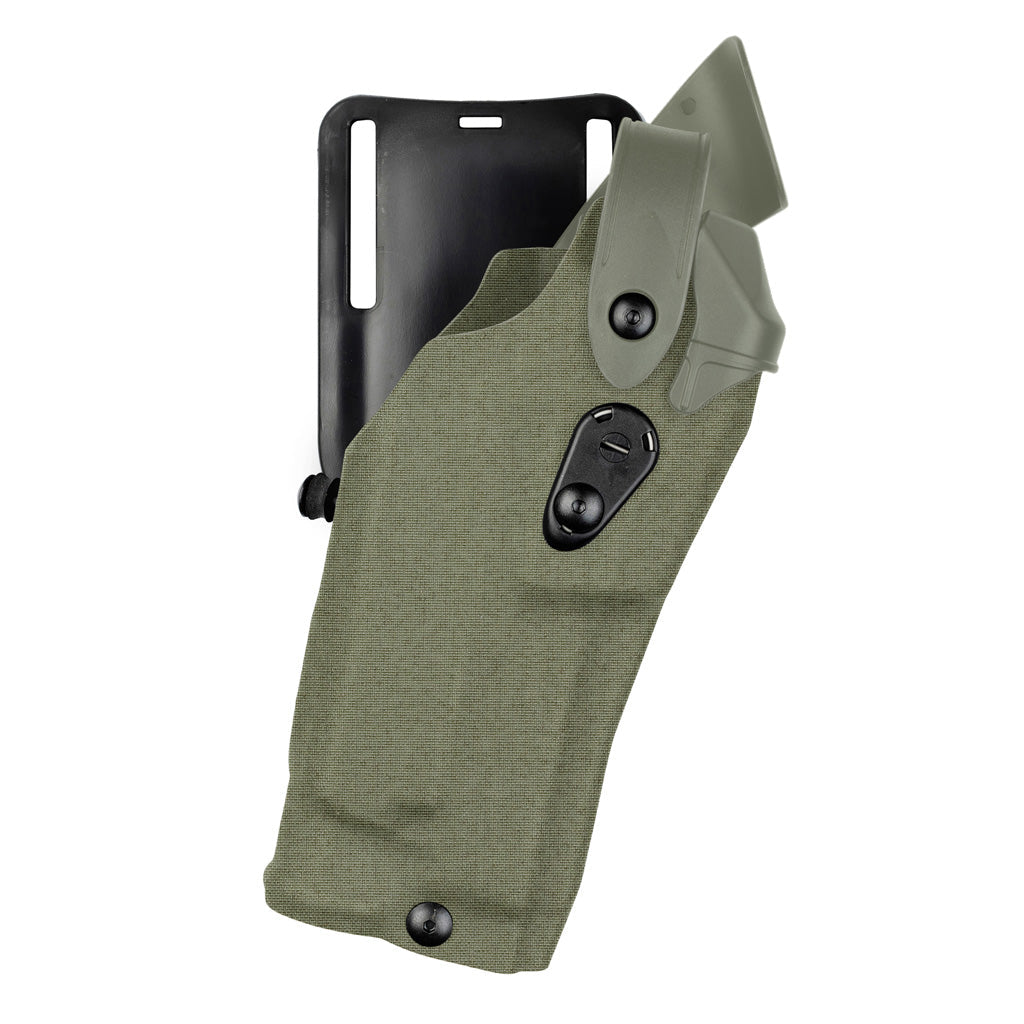 Safariland Model 6365RDS ALS/SLS Low-Ride, Level III Retention Duty Holster for Glock 17 MOS w/ Light