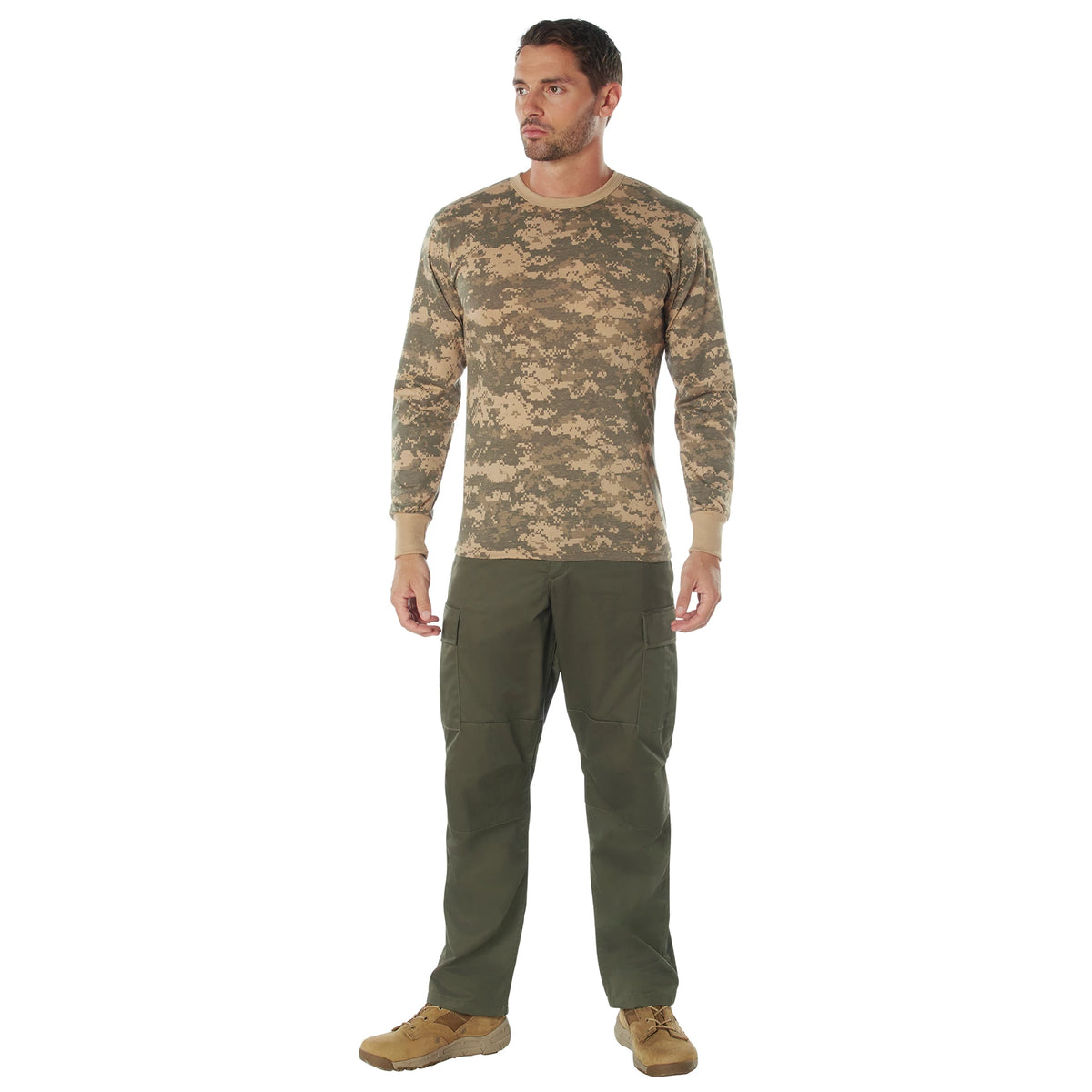 Rothco Long Sleeve Digital Camo T-Shirt - Rothco 6385-ACUD-S