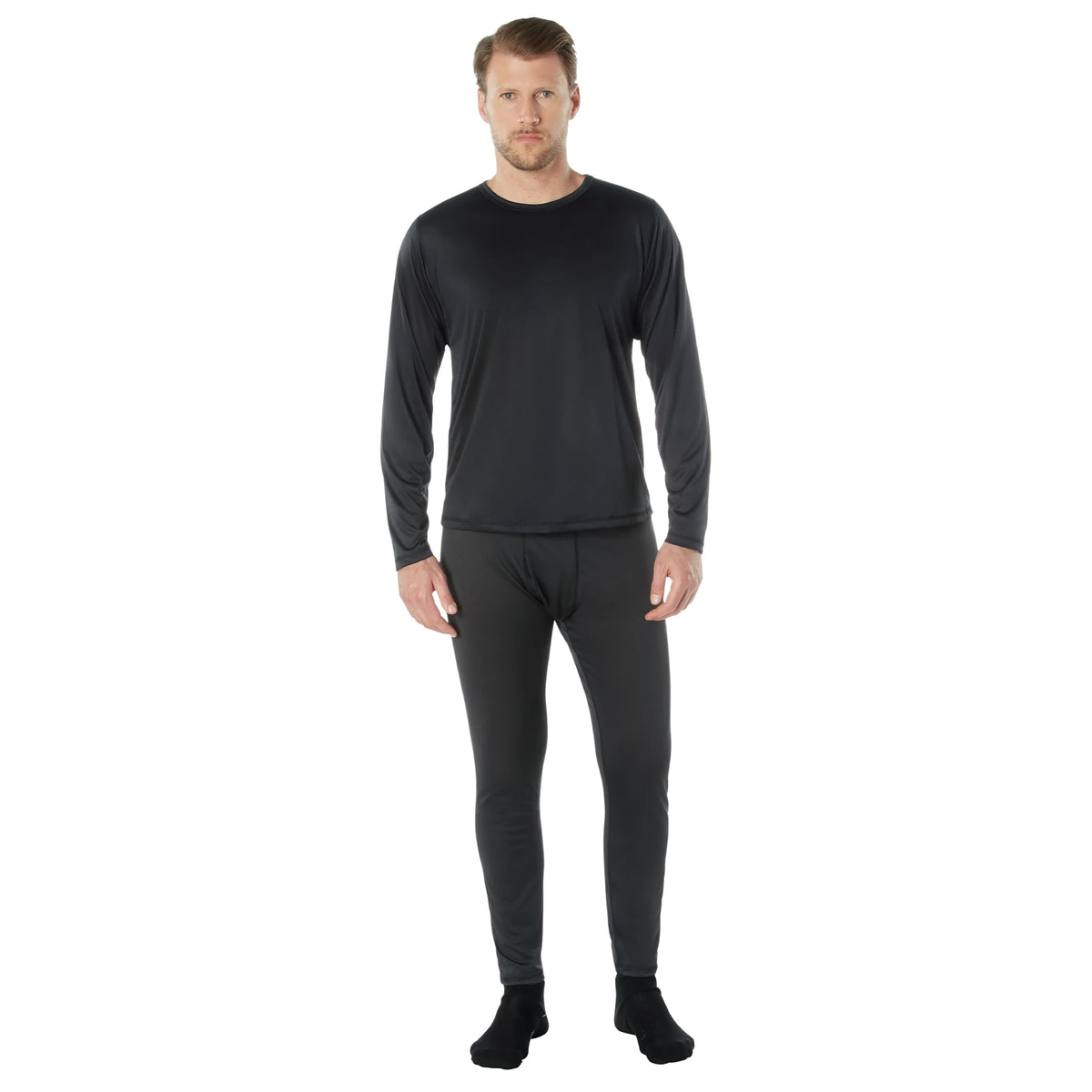 Rothco Gen III Silk Weight Underwear Top - Rothco 64020-BK-L