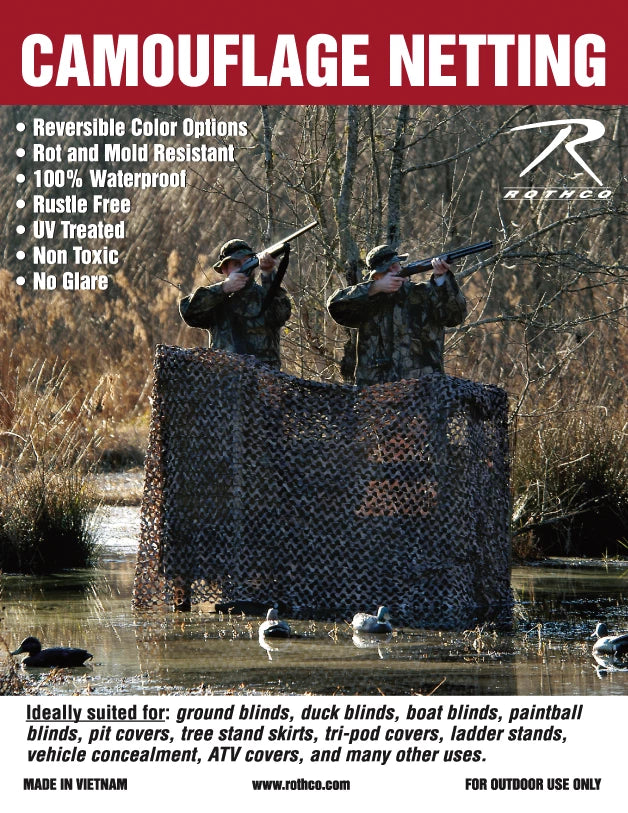 Military Type Camo Net - Rothco 6503