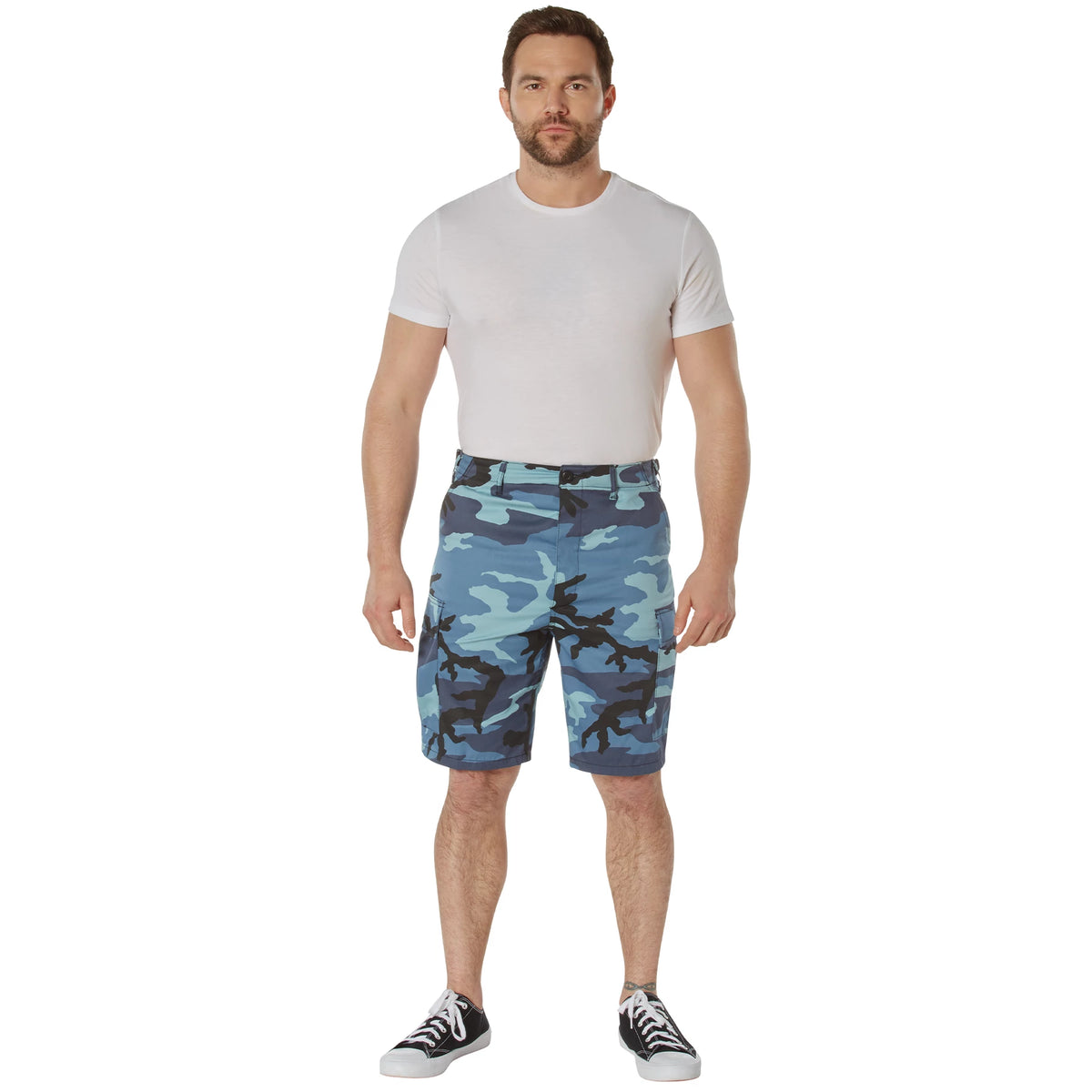 Rothco Camo BDU Shorts - Rothco 65218-SKYCAM-L