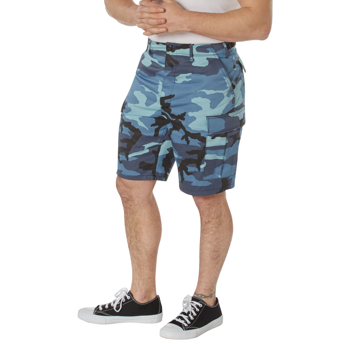 Rothco Camo BDU Shorts - Rothco 65218-SKYCAM-L