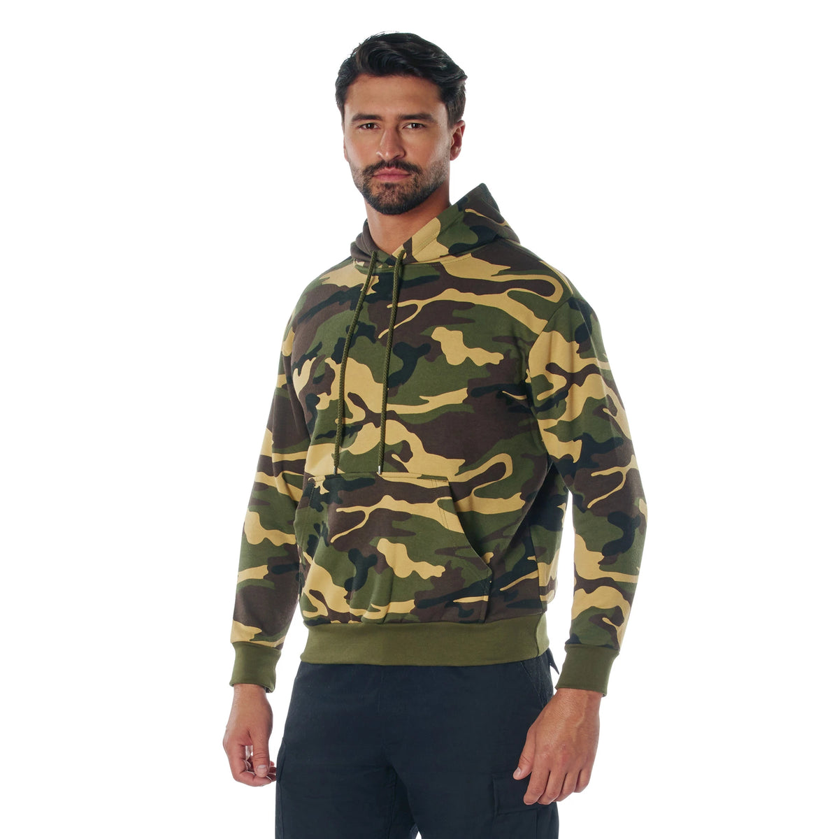 Rothco Camo Pullover Hooded Sweatshirt - Rothco 6590-WC-M