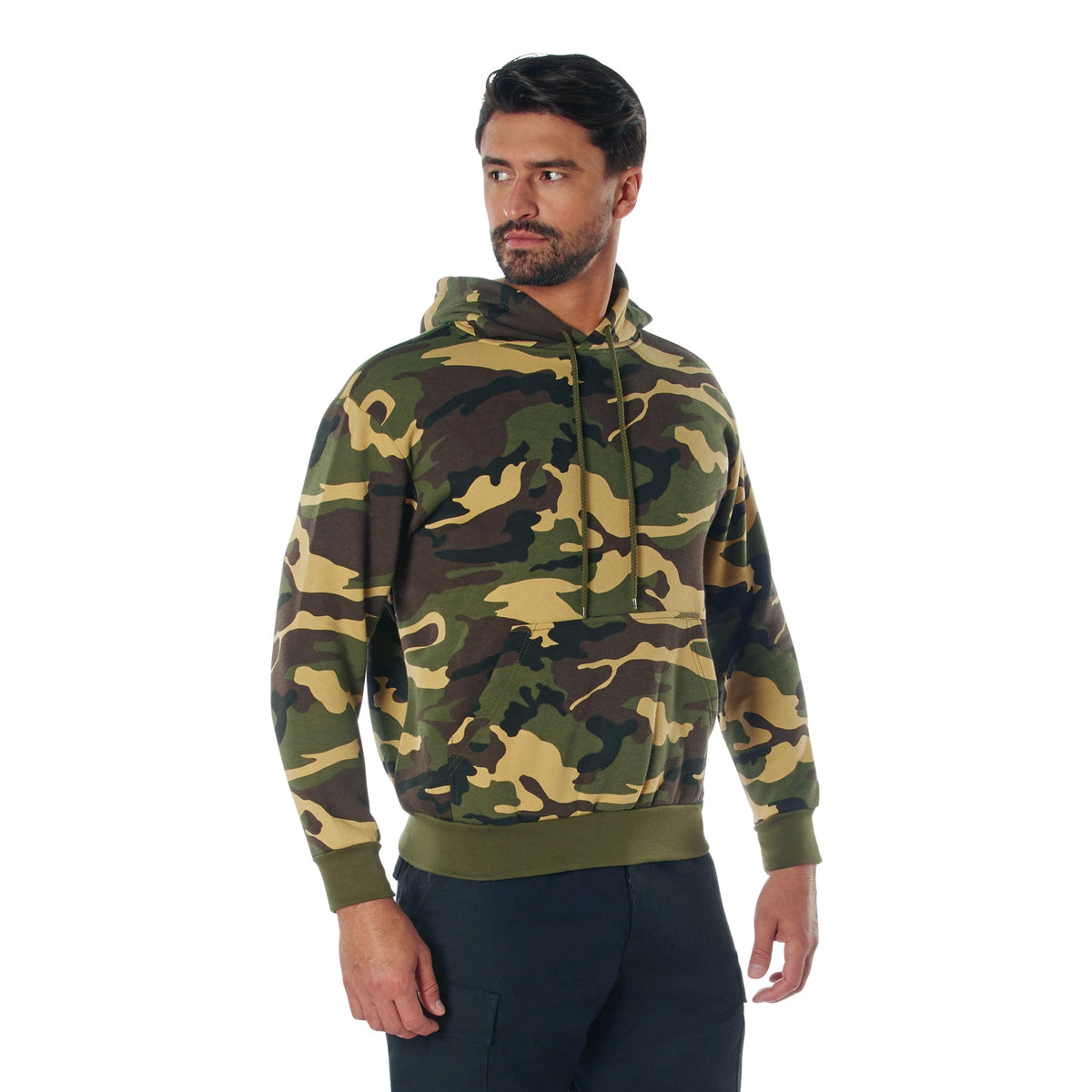 Rothco Camo Pullover Hooded Sweatshirt - Rothco 6590-WC-L