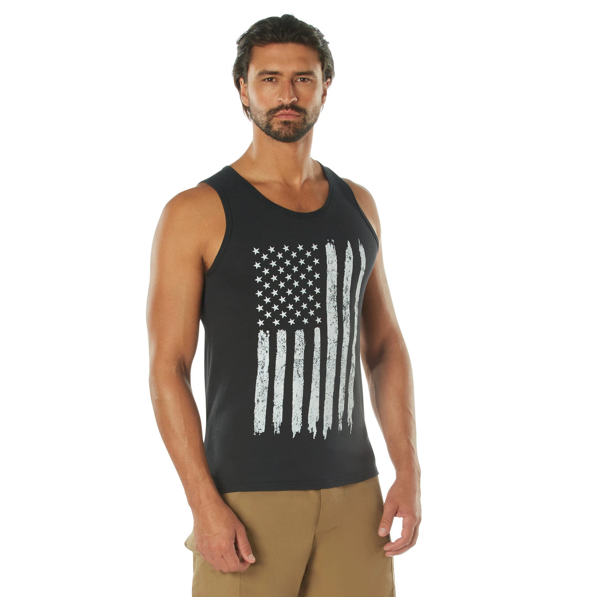 Rothco Distressed U.S. Flag Tank Top - Rothco 6622-SML