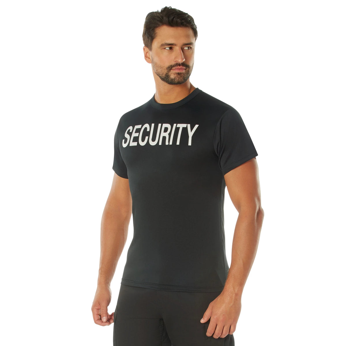 Rothco Quick Dry Performance Security T-Shirt - Rothco 66260-BK-S