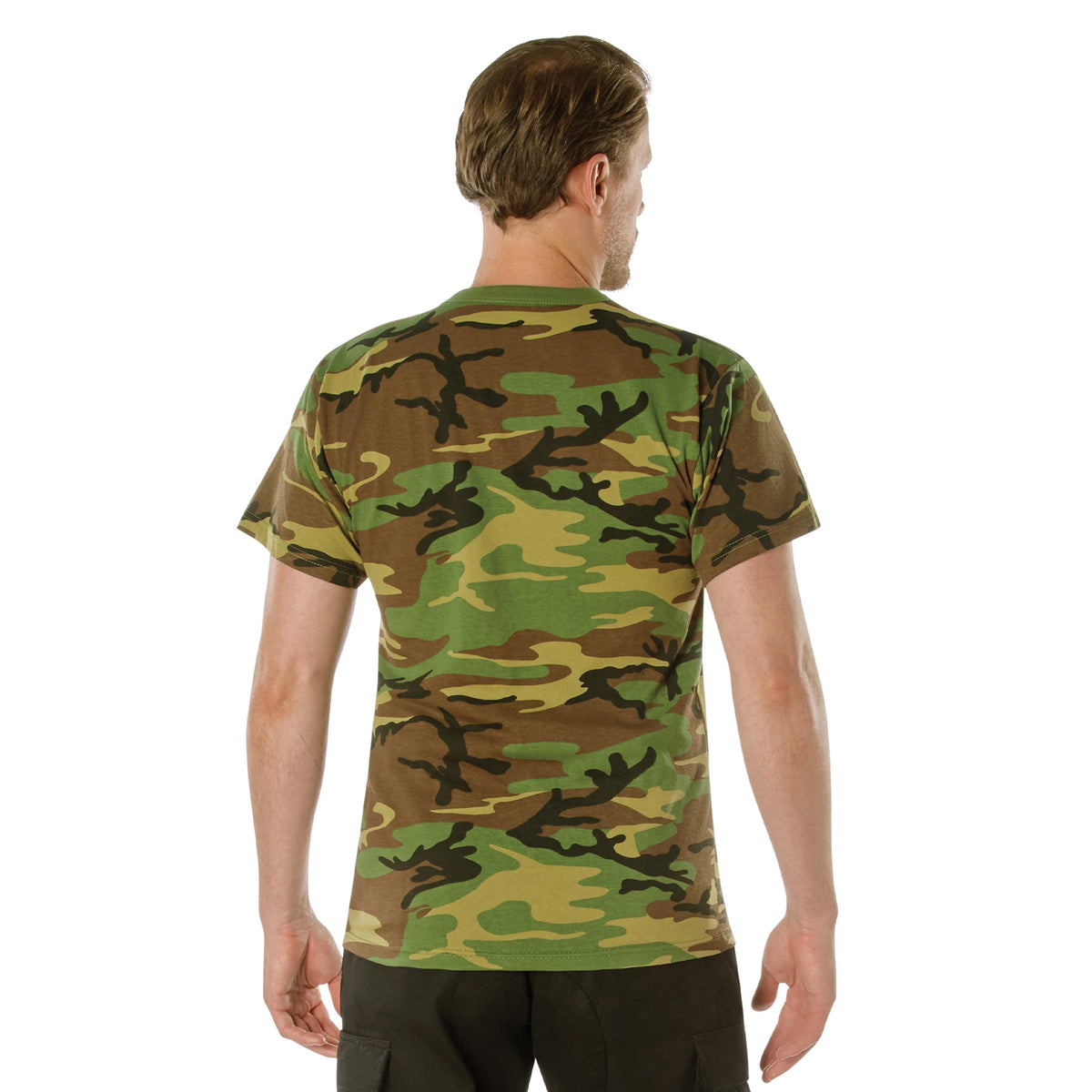 Rothco Woodland Camo T-Shirt With Pocket - Rothco 6681