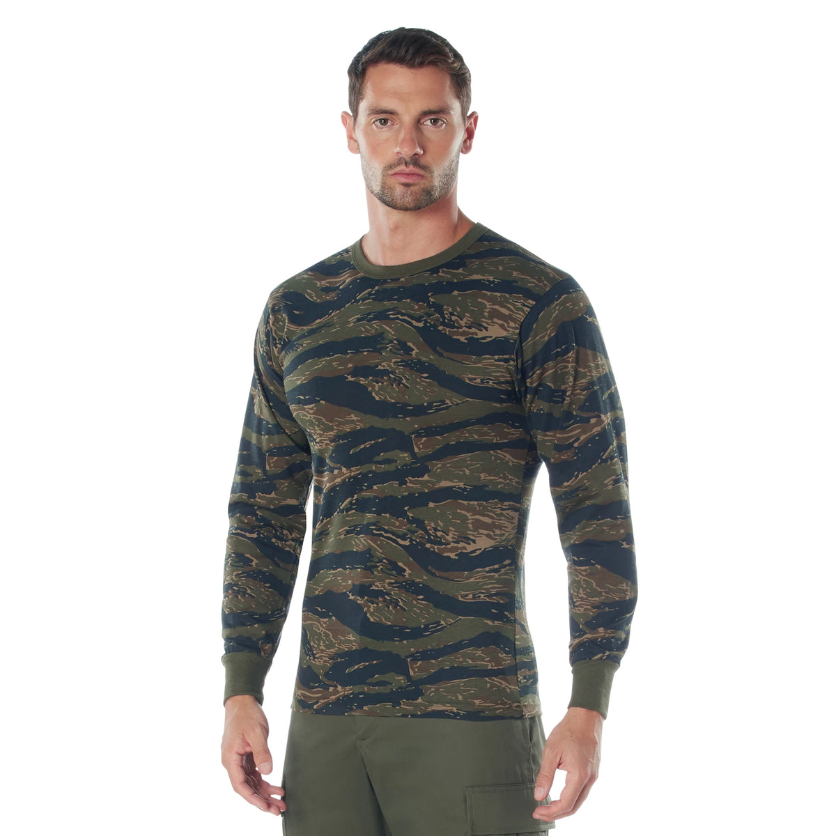 Rothco Long Sleeve Color Camo T-Shirt - Rothco 66787-TSC-S