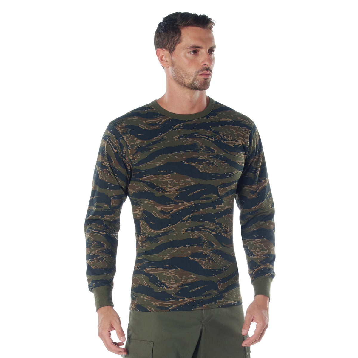 Rothco Long Sleeve Color Camo T-Shirt - Rothco 66787-TSC-S