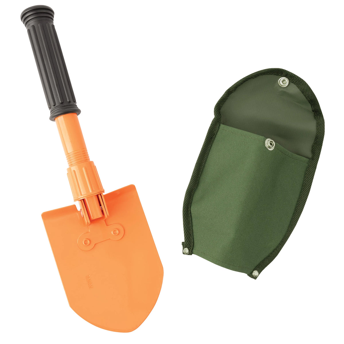 Rothco Orange Mini Pick & Shovel with Cover - Rothco 67-ORG